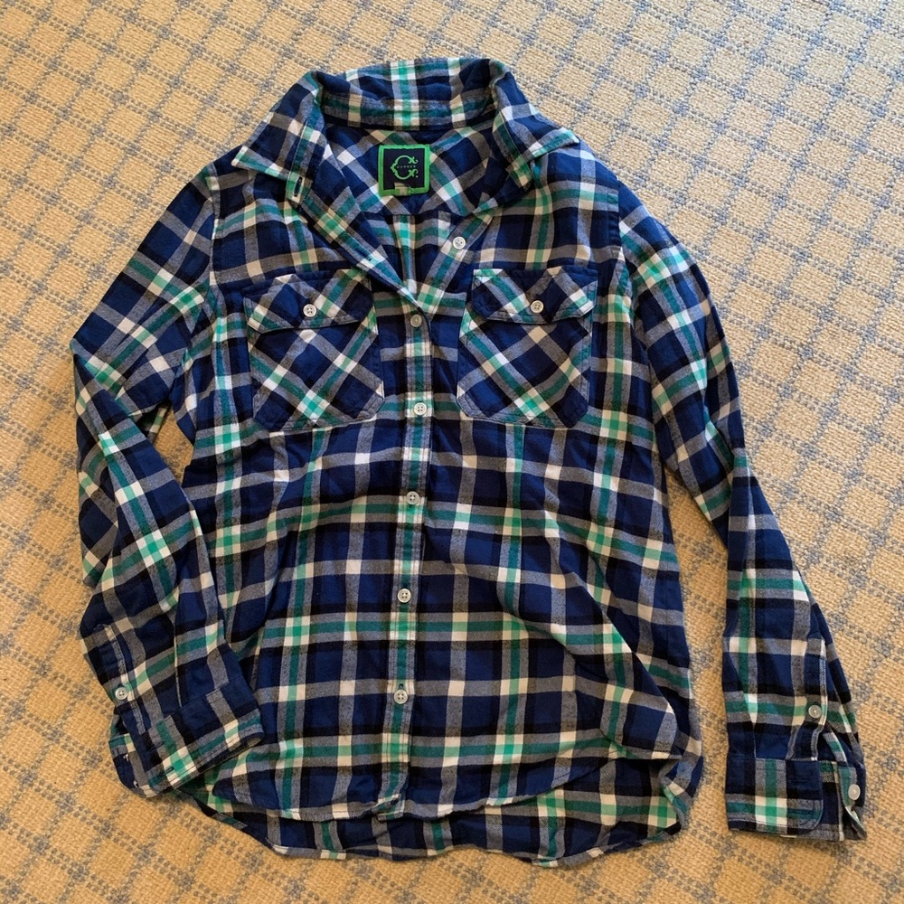 C. Wonder Flannel Button Down - image 1